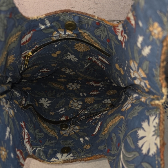 ANNAHMOL WOOL PURSE TOTE BAG BOHO TEXTURED BROWNS GEOMETRIC EUC VINTAGE - Picture 4 of 10